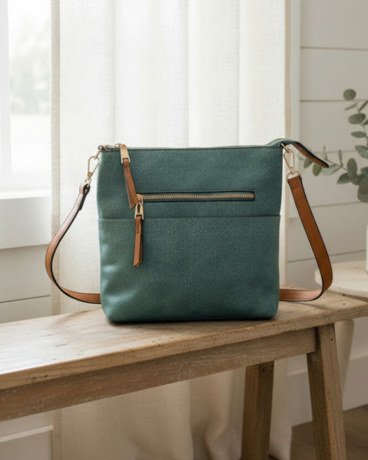 Saddlebrook Everyday Crossbody-Teal