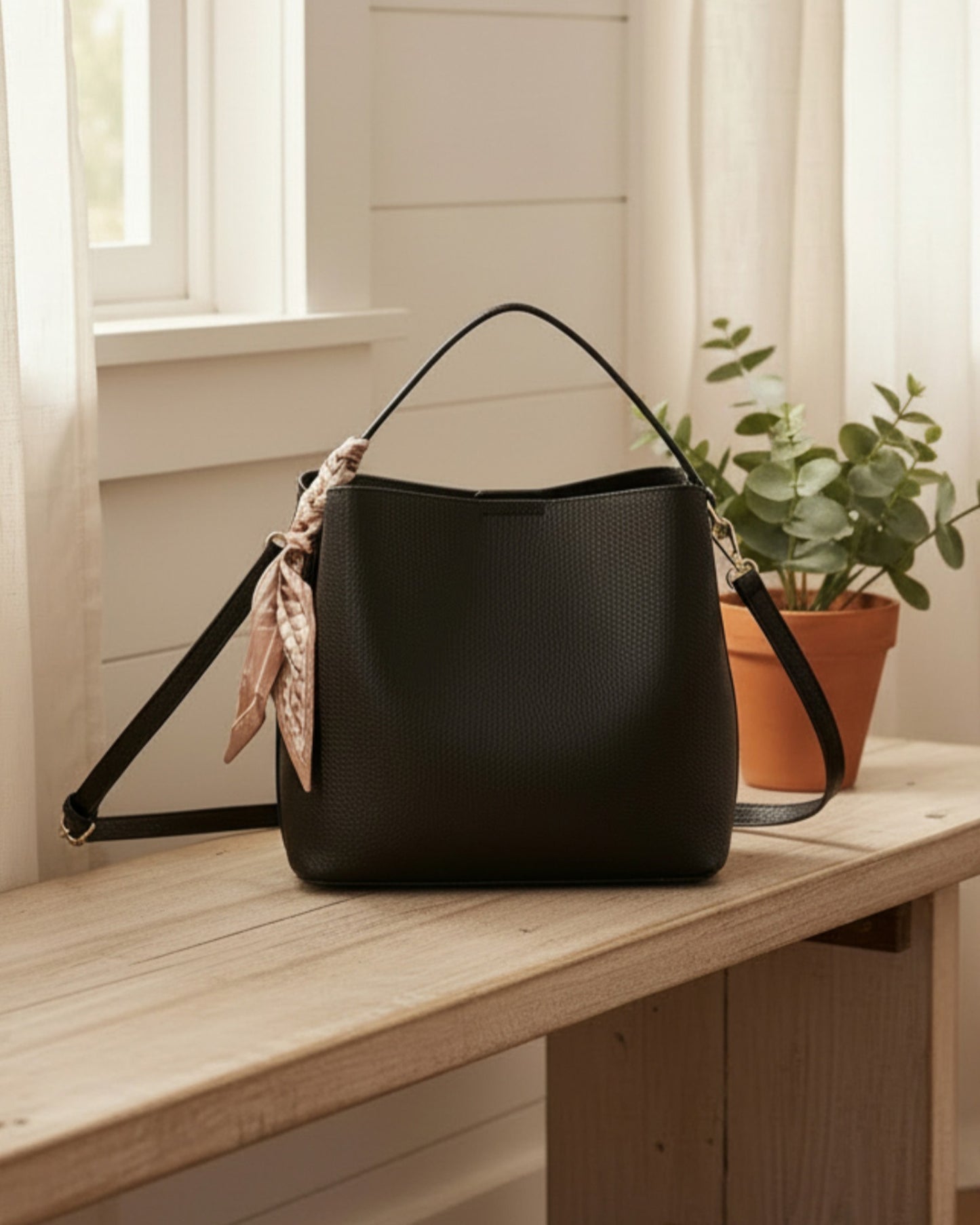 Shia Bucket Crossbody